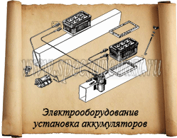  Электрооборудование установка аккумуляторов ДЗ-143